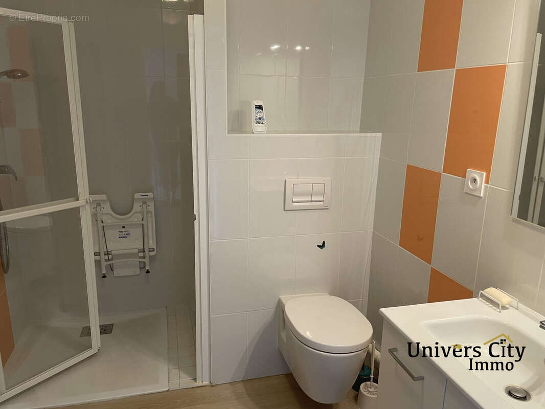 Salle d'eau et WC - Appartement à REZE