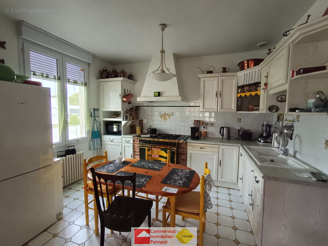 A vendre maison d'environ 125 m2, terrain 630 m2, paimpol quartier residentiel, ecoles, piscine, stades - photo 3