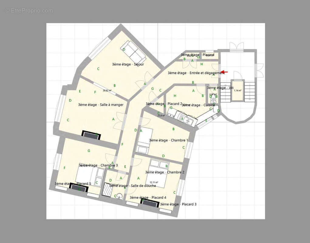 Appartement à BOULOGNE-BILLANCOURT
