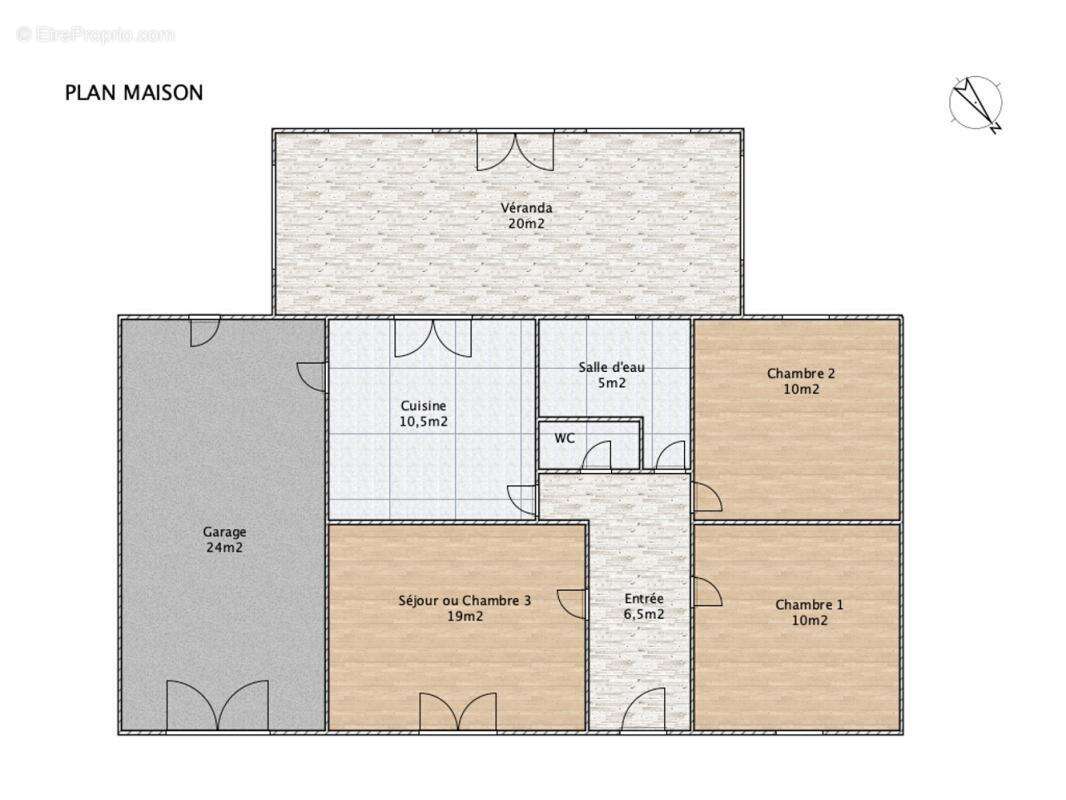 Maison à JAUNAY-CLAN