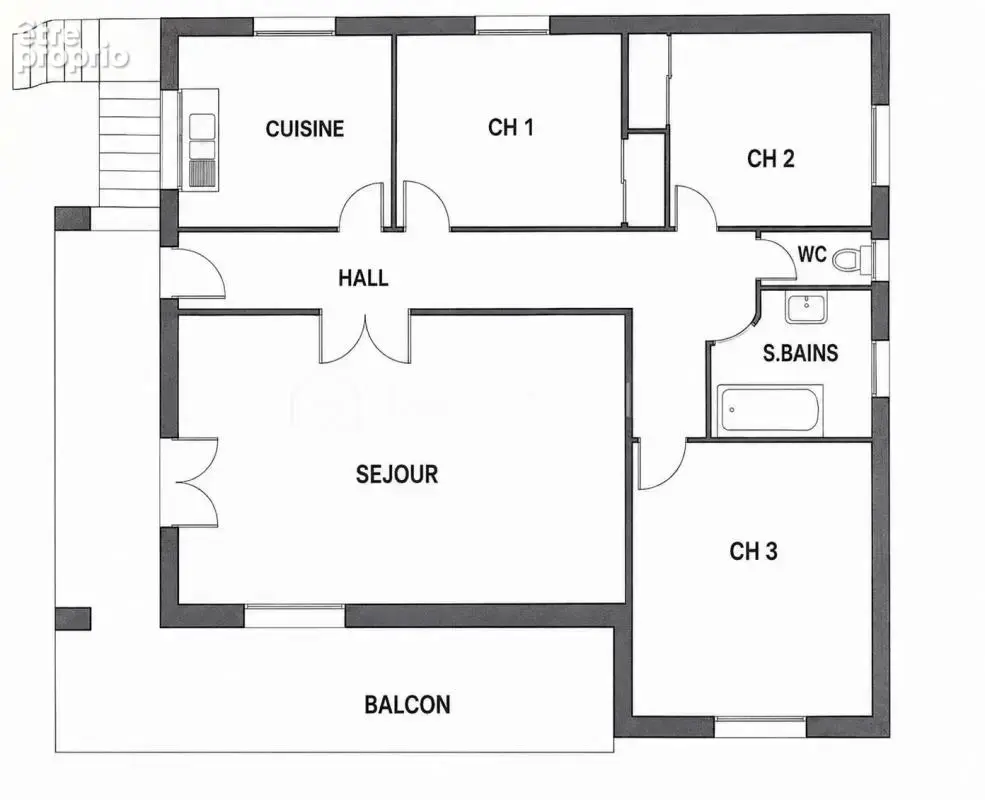 Maison 4 pièces – 3 chambres – 95 m² + 95 m² de garage – terrain 653 m² – potentiel rare ! - photo 5