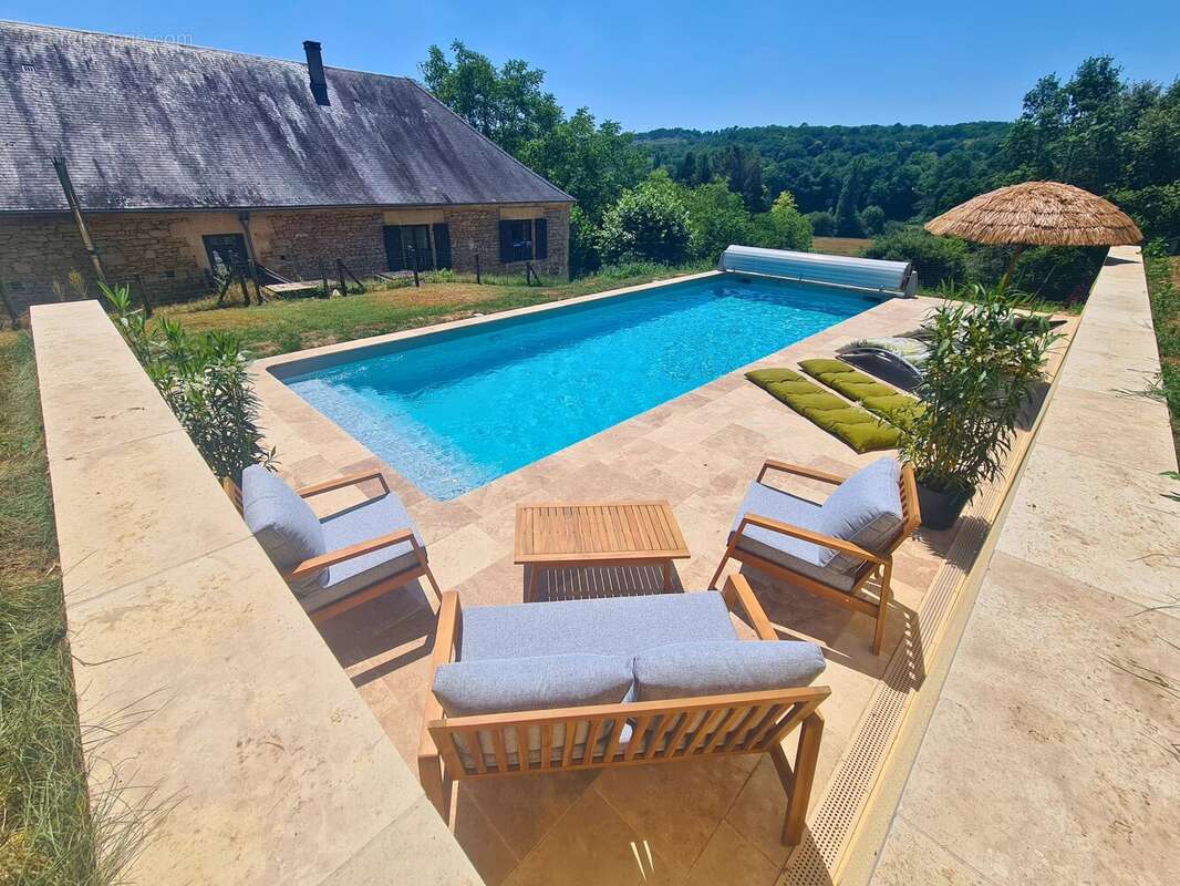 Charmante Maison en Pierre du Périgord Près de Sarlat avec Gîte et Piscine - photo 15