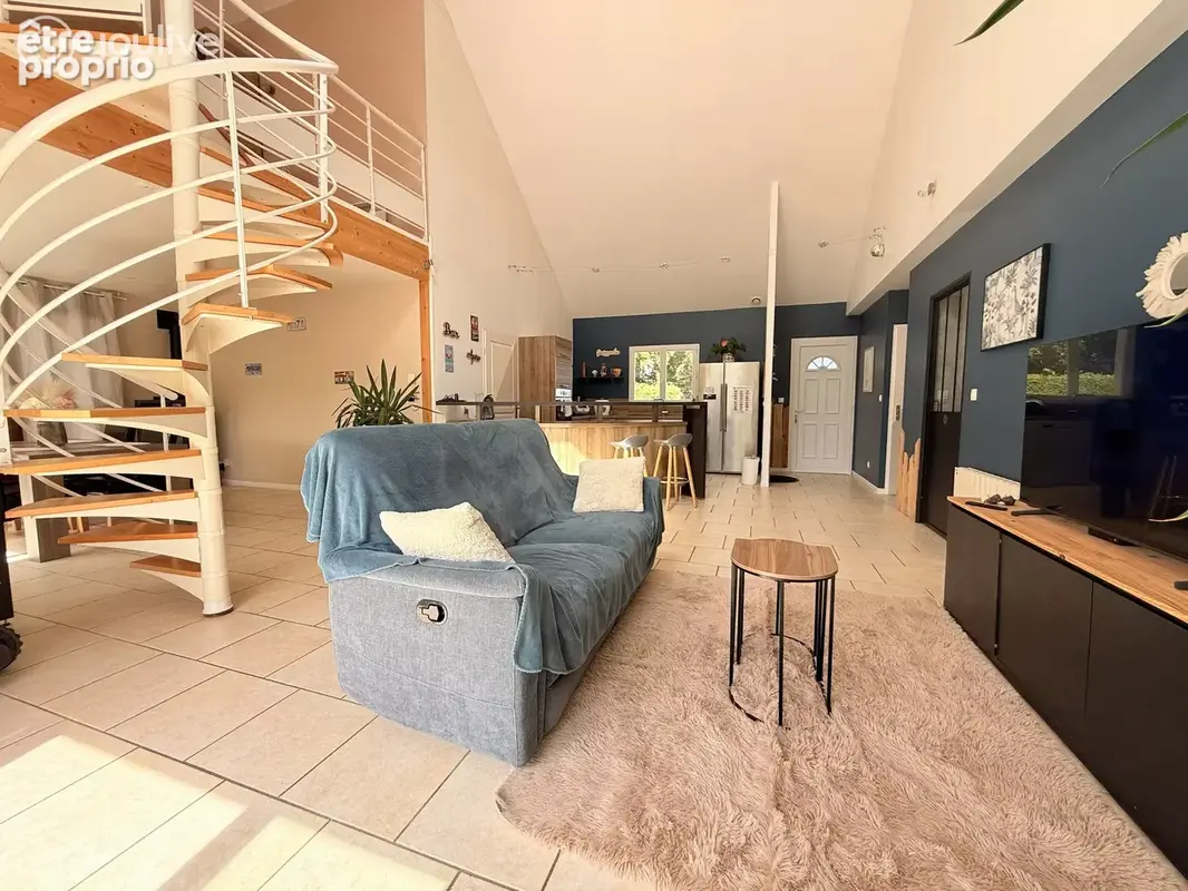 Coup de cœur assuré : maison contemporaine de plain-pied, pièce de vie cathédrale – Néville – 299 000 € HAI - photo 2