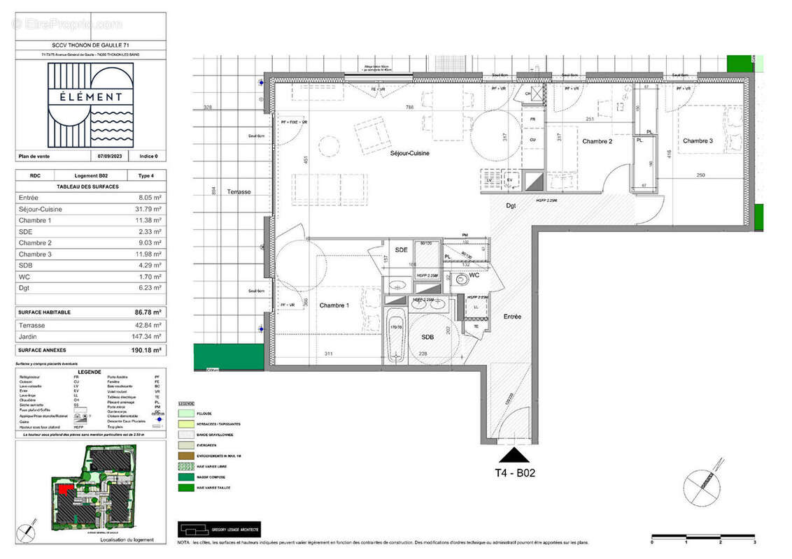 Appartement à THONON-LES-BAINS