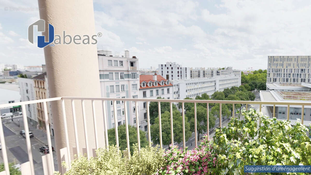 Appartement T2 de 45m² au 2em étage avec un grand balcon de 15,85m², Lyon 7ᵉ - photo 9