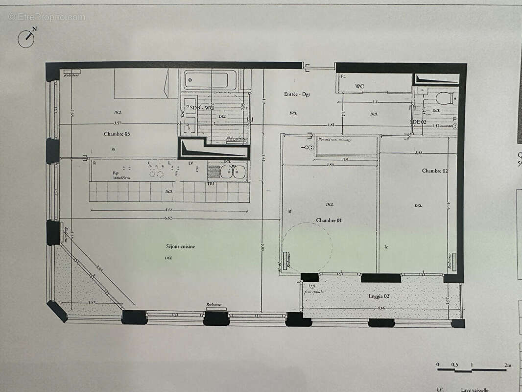 Appartement à PARIS-18E
