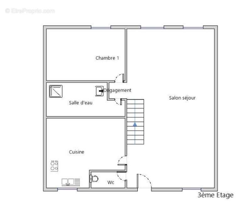 Appartement à PARIS-14E