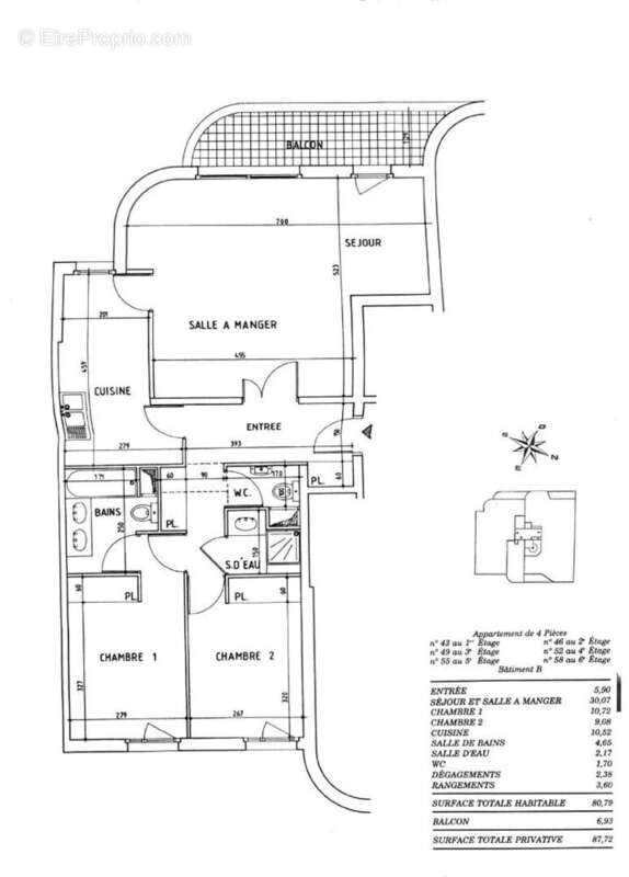 Appartement à LEVALLOIS-PERRET