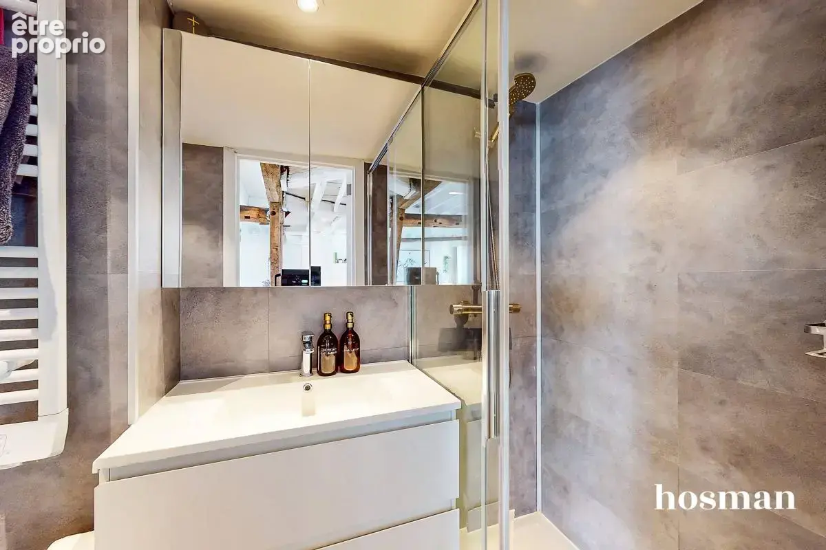 PARIS 20 ème - Rue de Tourtille - Magnifique Loft totalement rénové - photo 8