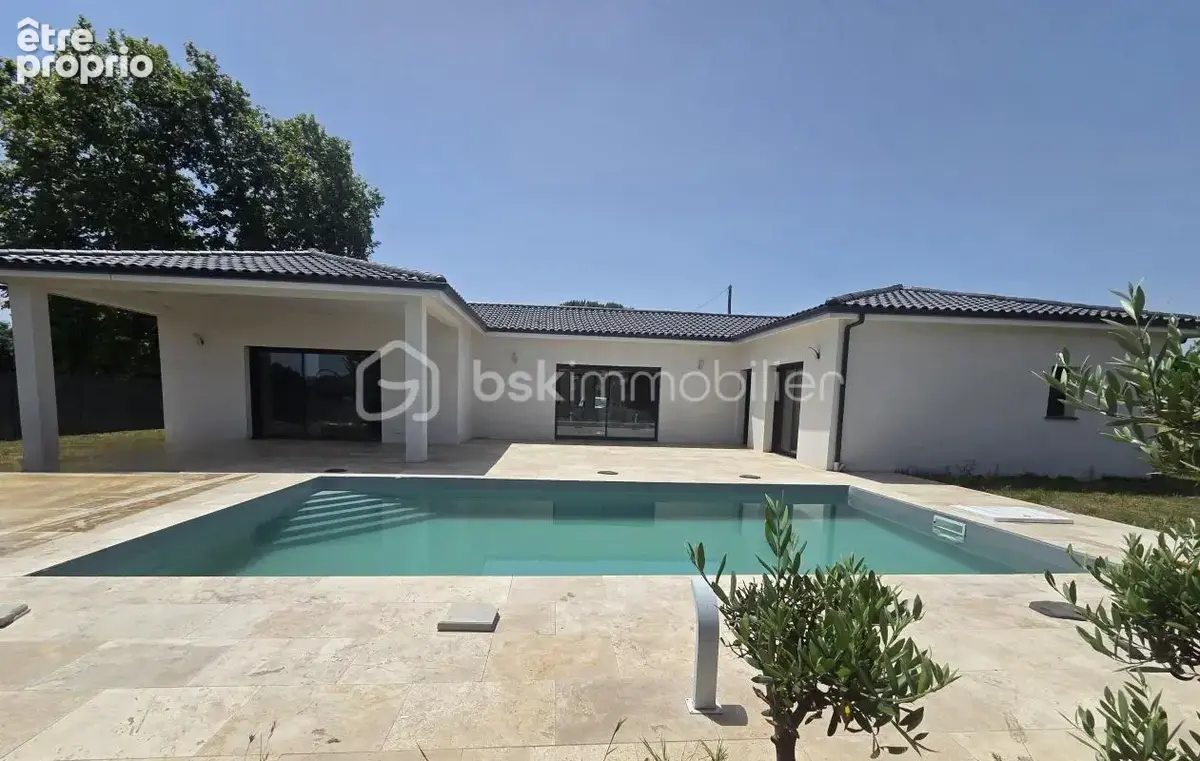 Contemporaine de plain pied falguieres t5 avec piscine - photo 4