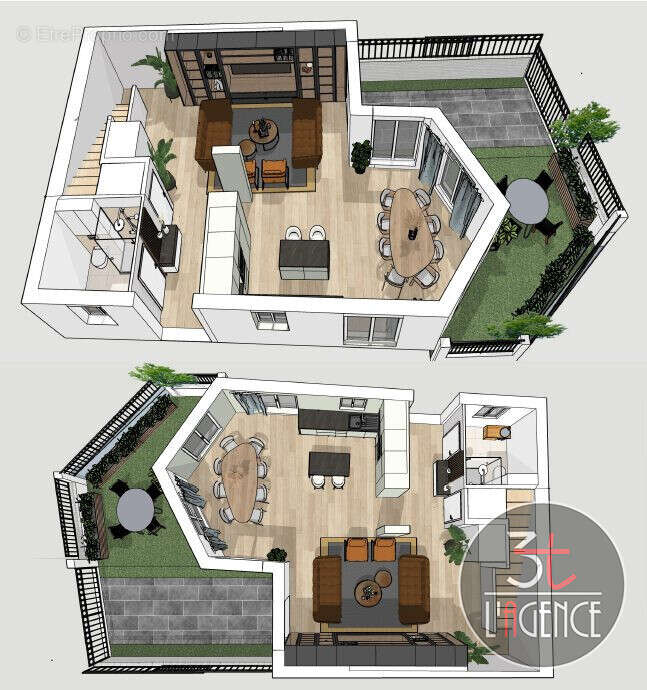 Les éléments mobiliers sont à titre représentatif - Maison à VINCENNES