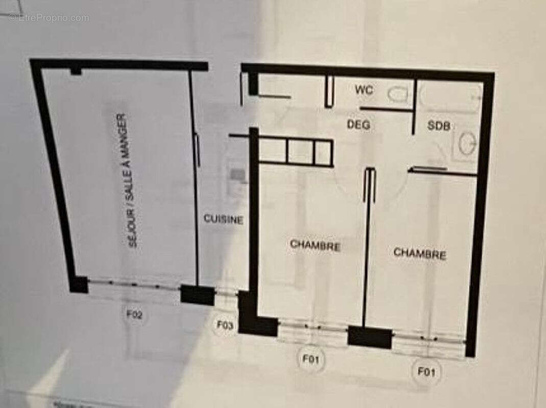 Appartement Clichy 3 pièce(s) 67 m2 - photo 6