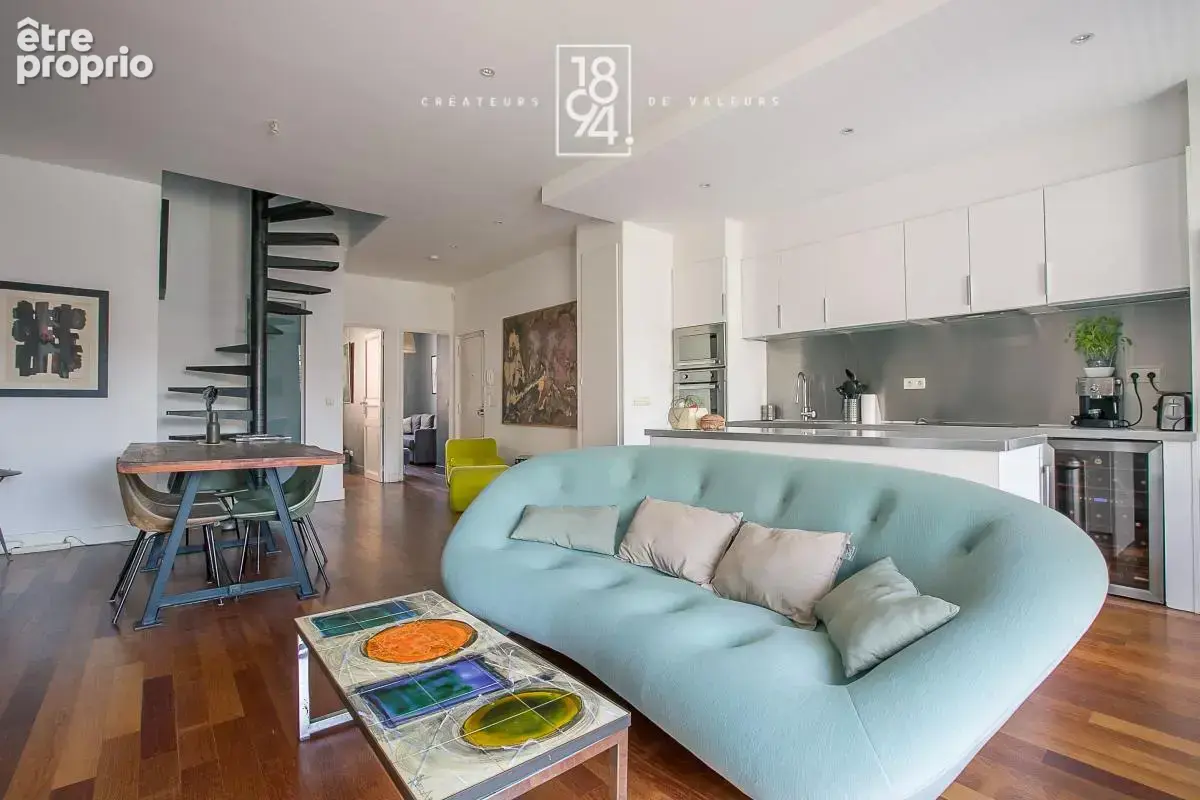 Superbe T4 duplex dernier étage avec balcon au calme - Périer - photo 5