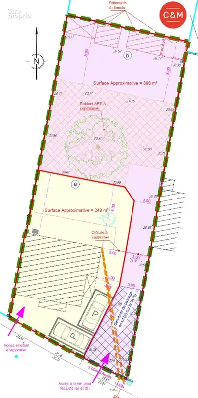REZE BALINIERE - Terrain à bâtir 365 m² - photo 2
