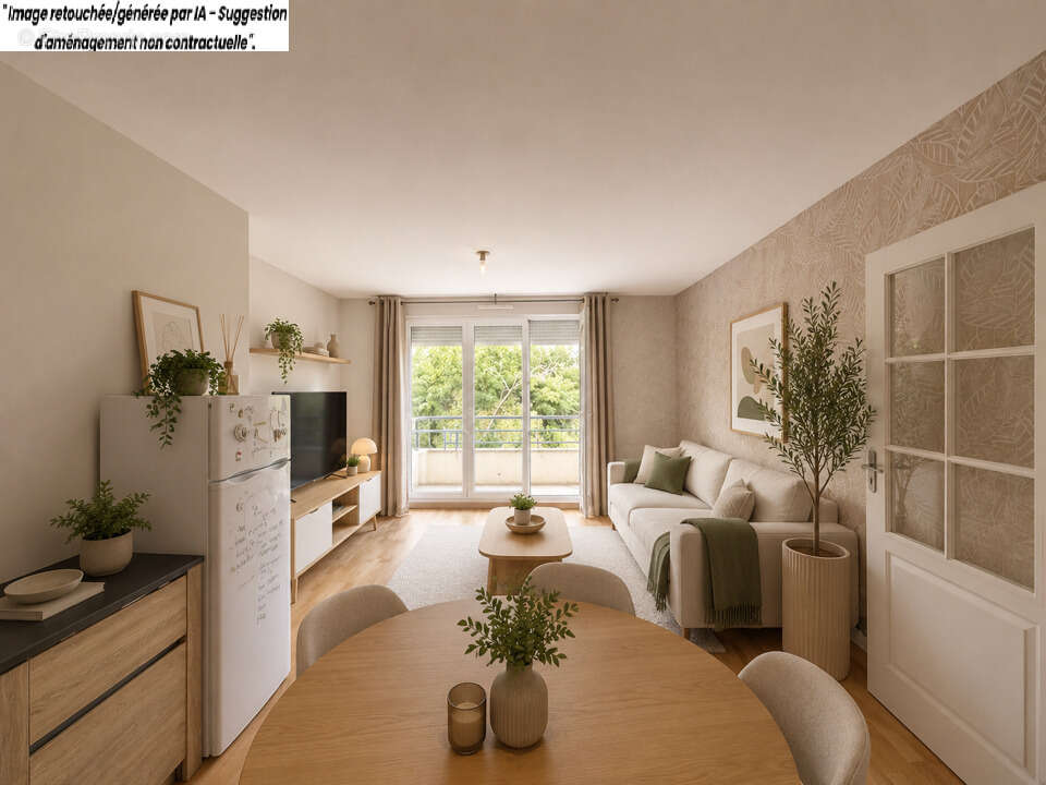 Appartement T2 de 43 M2 avec 8.7 M2 de terrasse - photo 7