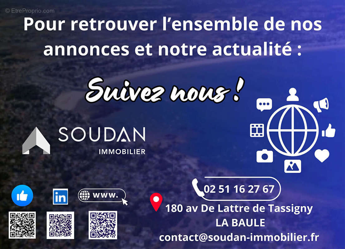 Appartement à LA BAULE-ESCOUBLAC