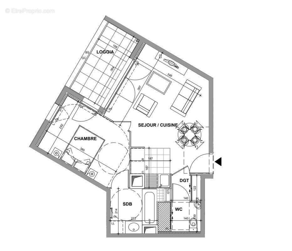 Appartement à PALAISEAU
