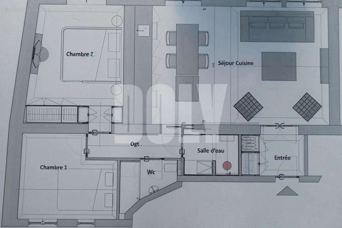 Appartement à PARIS-18E