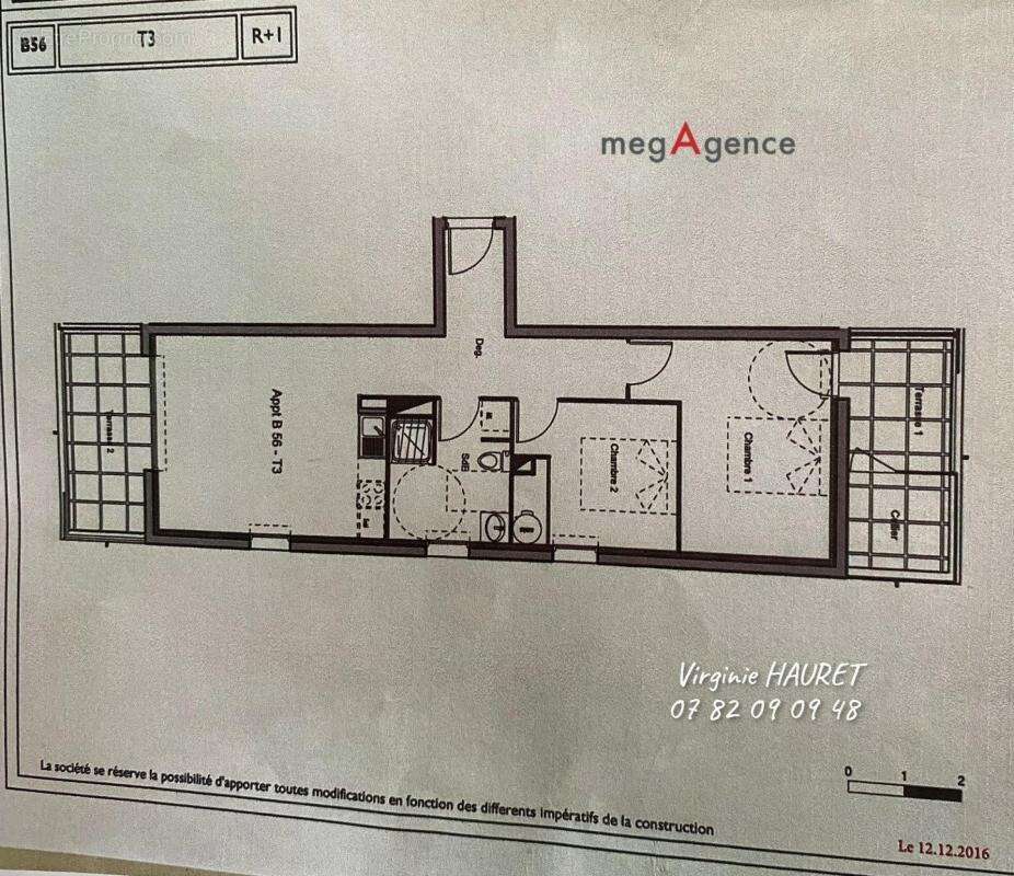 Appartement 58m² - 2 chambres- 2 terrasses - photo 9