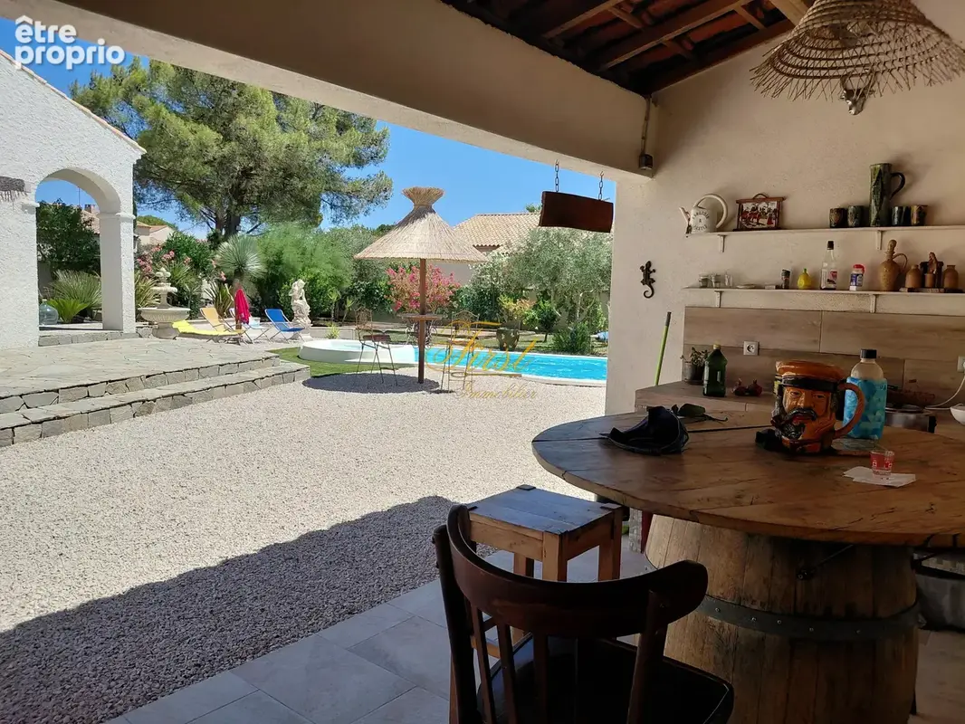 SUSSARGUES ( 17 km NEst de MTP) villa 130 m2 + 80 m2 annexes sur 1800 m2 - photo 3