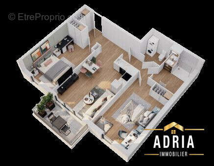 Appartement 64 m² à Nantes  - photo 5