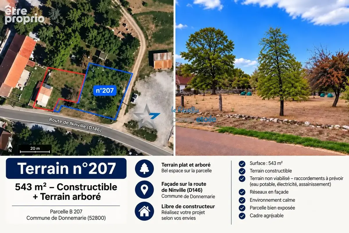 Photo Terrain à Nogent au prix de 12 000€