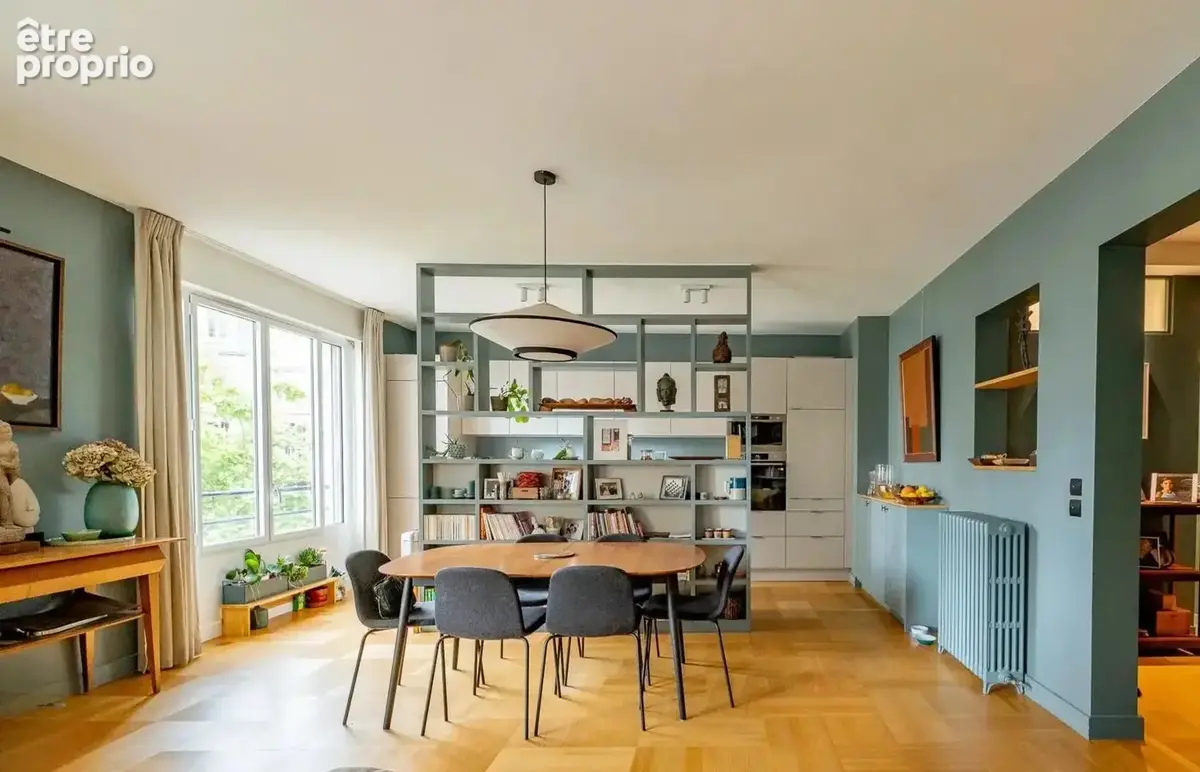 Cœur de Passy, bel appartement rénové, au calme, très lumineux,  jolie vue dégagée, ambiance village - photo 7