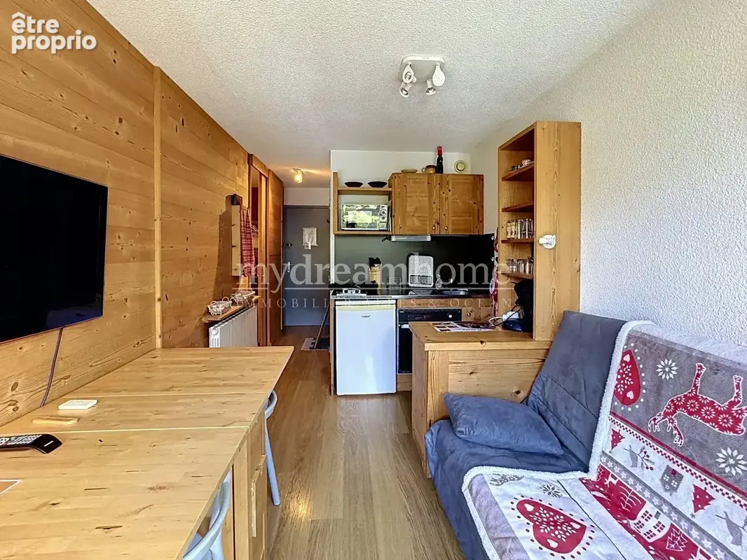 Studio + coin nuit  d'environ 19,5m² avec vue dégagée à Flumet (73590) - photo 8