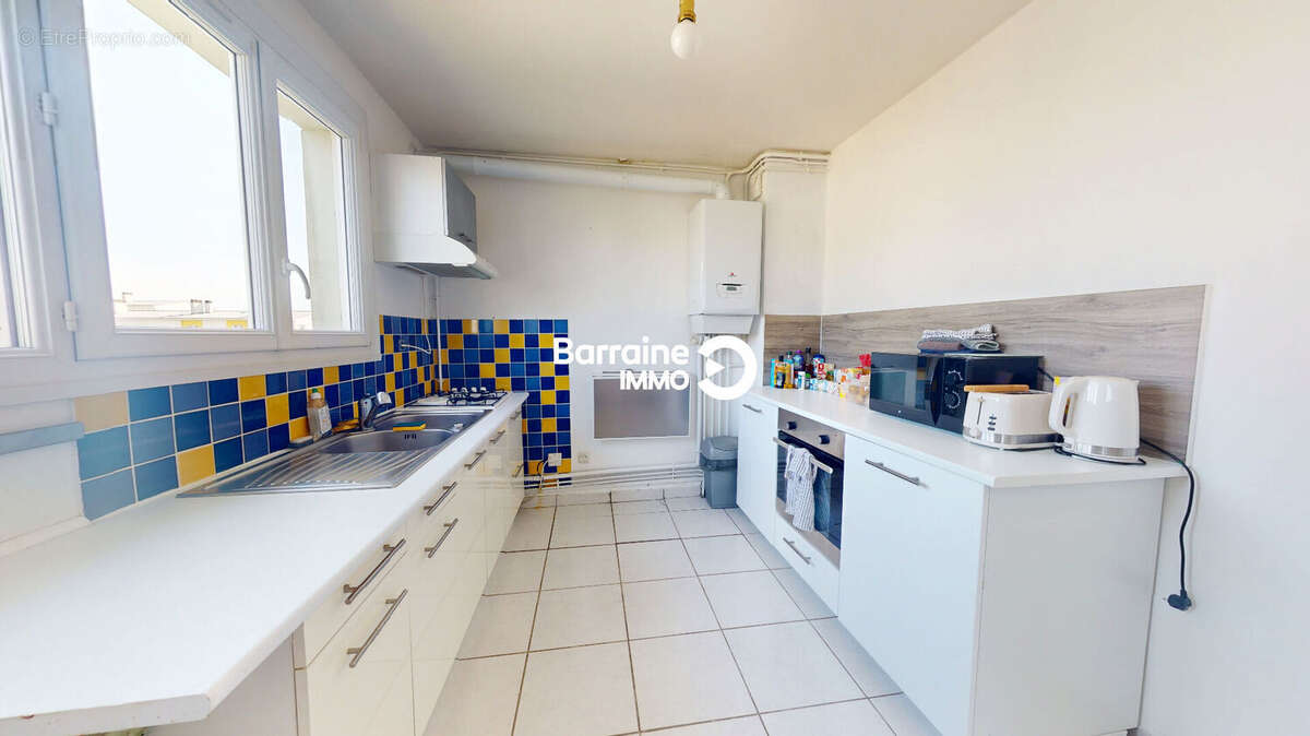 Exclusivite a vendre brest le guelmeur appartement t2 53.33m²  dernier etage  ascenseur  parking prive - photo 8