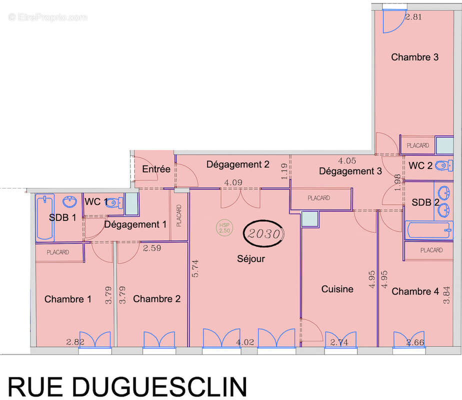 Appartement à LYON-3E