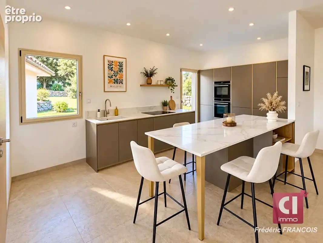A vendre a camps la source  ----  villa contemporaine de prestige - 219,70 m² - terrain de 2 819 m² ? vue dégagée - photo 4