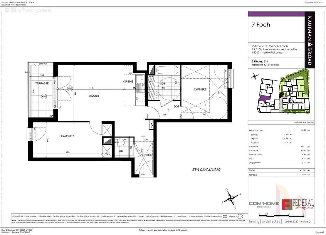 Appartement à NEUILLY-PLAISANCE