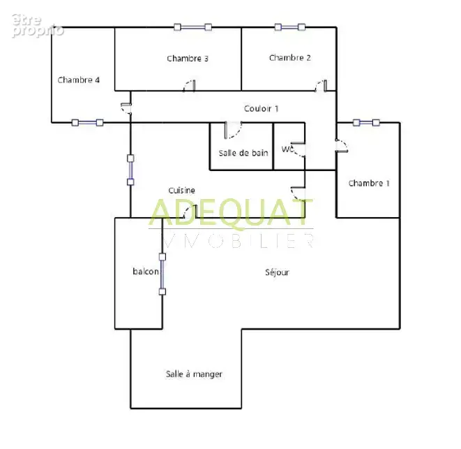 Villefontaine / appartement t5 / 4 chambres / terrasse / cave / garage... - photo 17