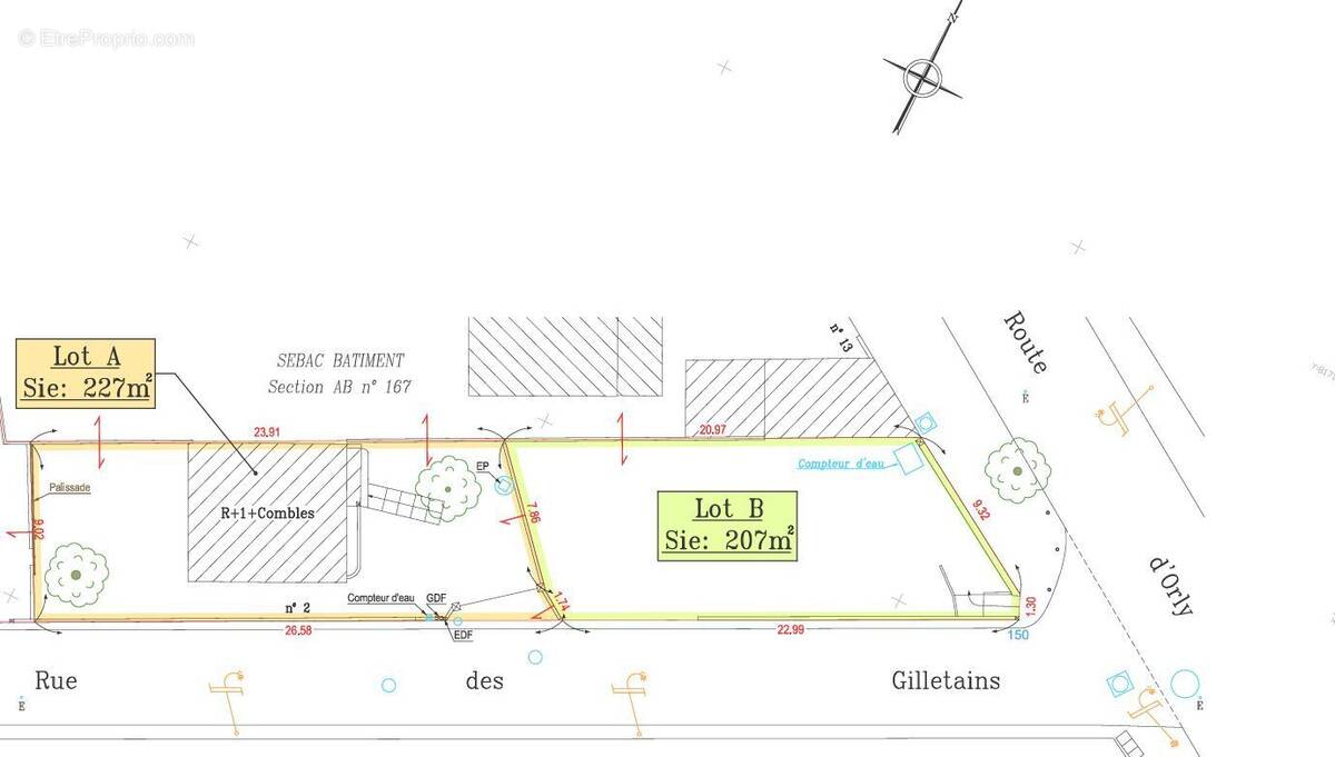 Terrain à VILLENEUVE-LE-ROI