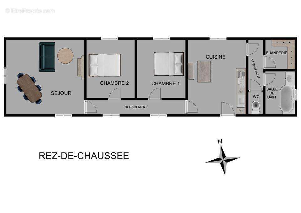 Croquis - Maison à NUEIL-SOUS-FAYE