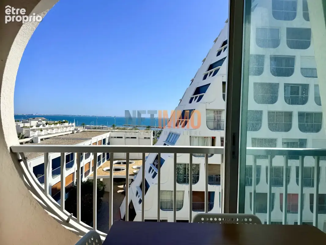 Vue mer - Studio avec loggia et cave aux pieds de la plage - photo 10