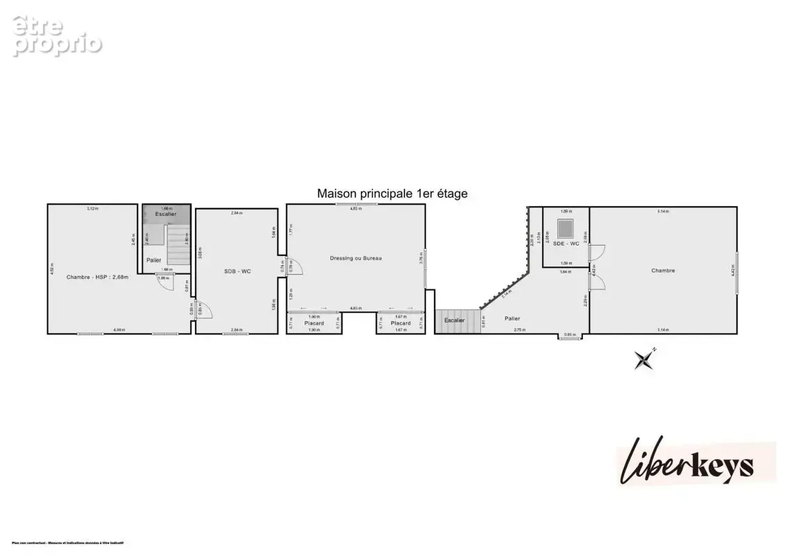 Propriété de 221 m² carrez zt 274 m² surface totale de 7 pièces dans le Vexin à la lisière de la Troesne à Trie-Château 60590 - photo 23