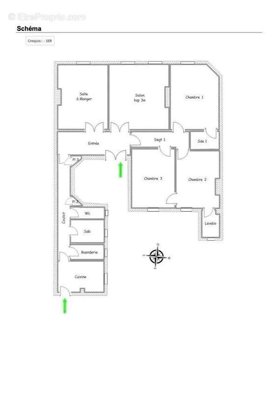 Appartement à PARIS-16E