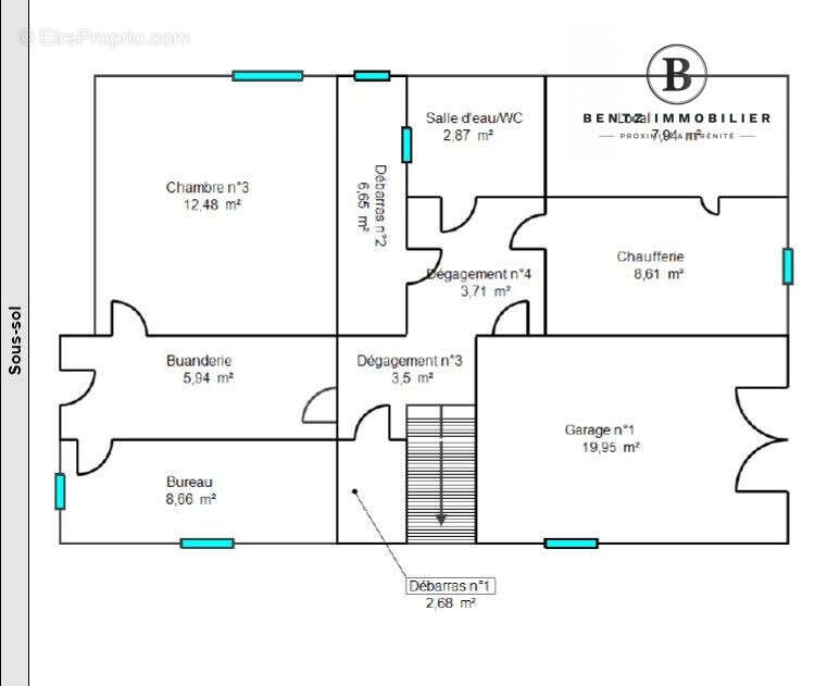 Plan Sous-Sol - Maison à NIEDERHAUSBERGEN