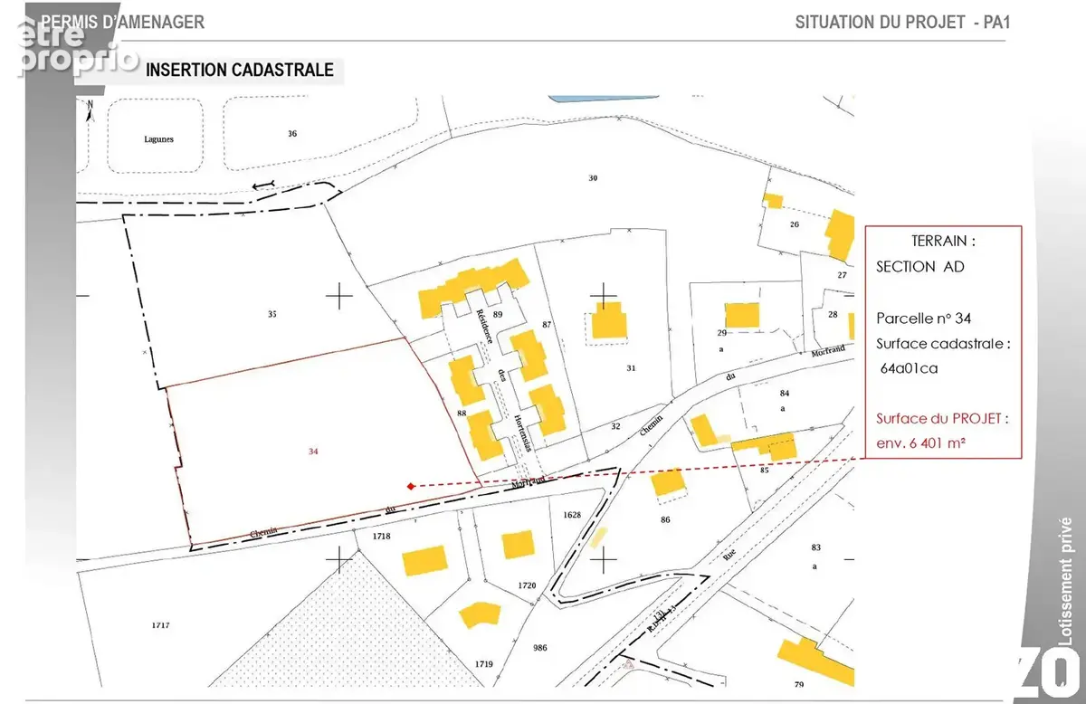 A vendre.  domjean. terrain pour lotissement  de 8 a 10 parcelles. - photo 5