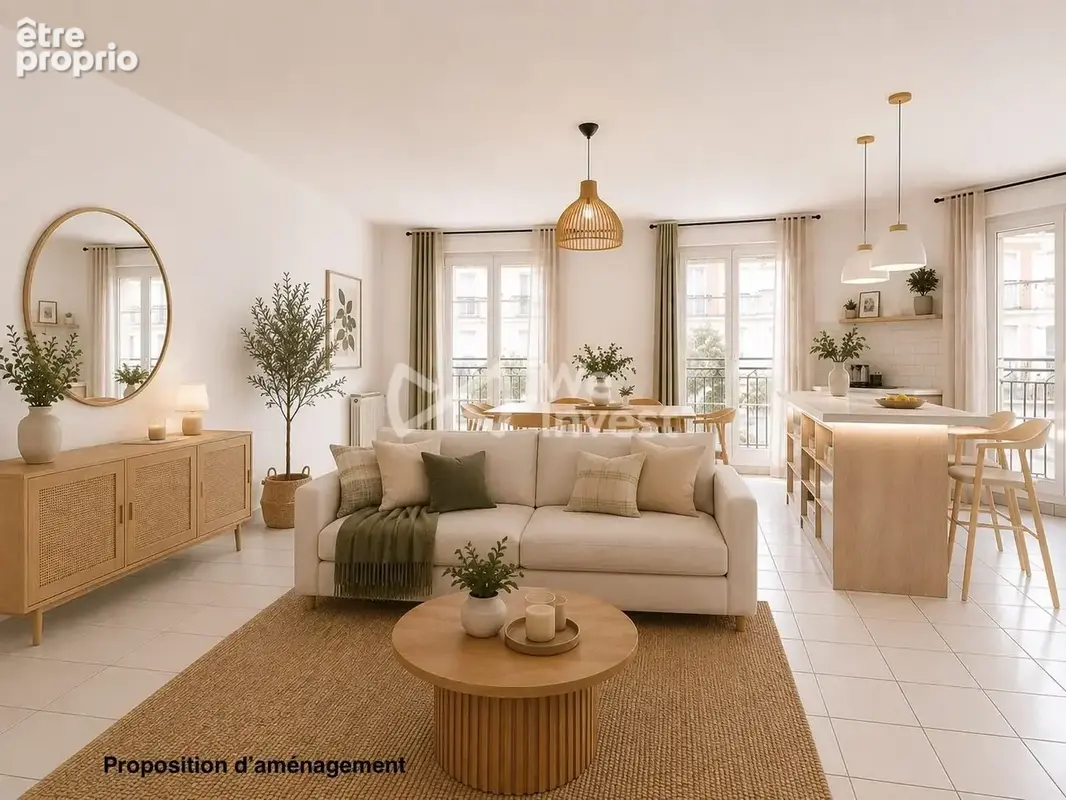 Appartement 76 m² à Serris  - photo 2