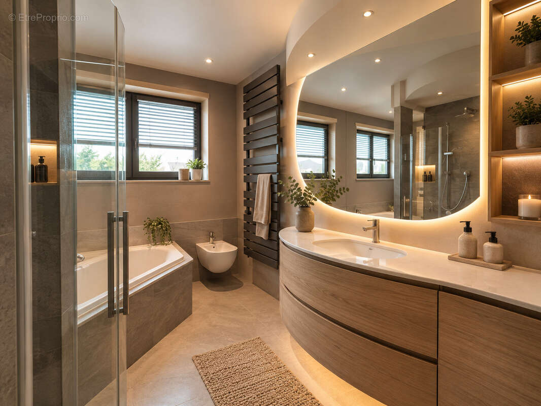 Élégante maison familiale de 220 m2 sur un magnifique terrain arboré de 15 ares - photo 14