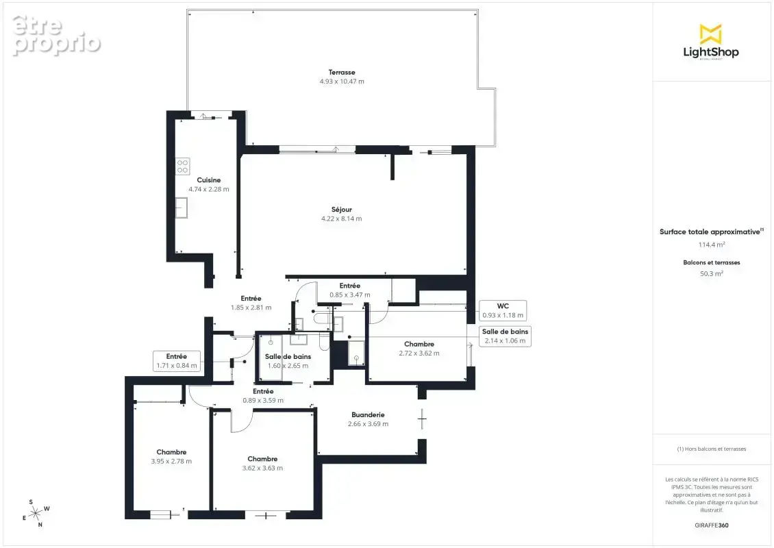 Rare! Comme une maison - Jardin 1050 m² - 2 parking - très bon état - Gare 5min voiture - photo 3