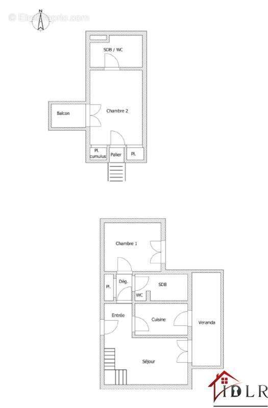Duplex 3 pièces en dernier étage avec véranda, balcon et vue - photo 16