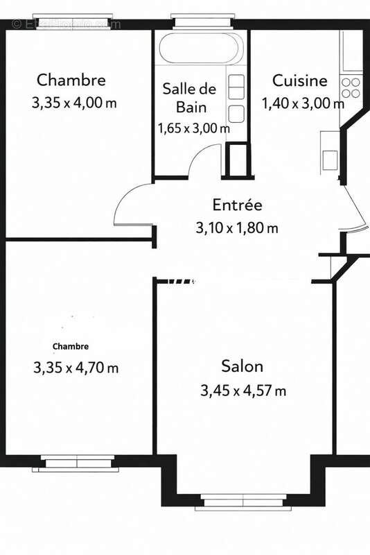 Appartement à PARIS-17E
