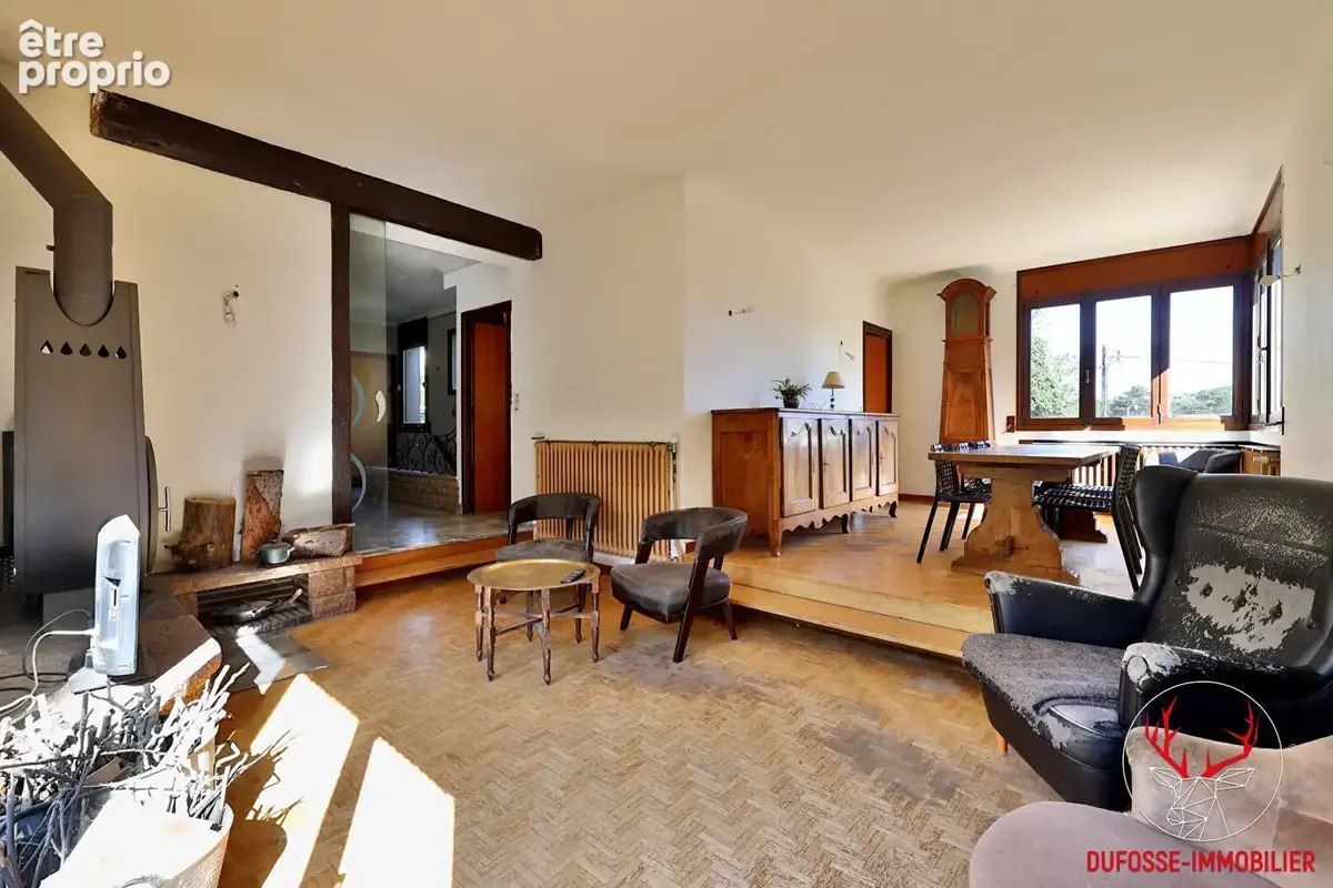 Oullins maison d'architecte de 1964  ,grand sous-sol , terrain 1383 m² - photo 2
