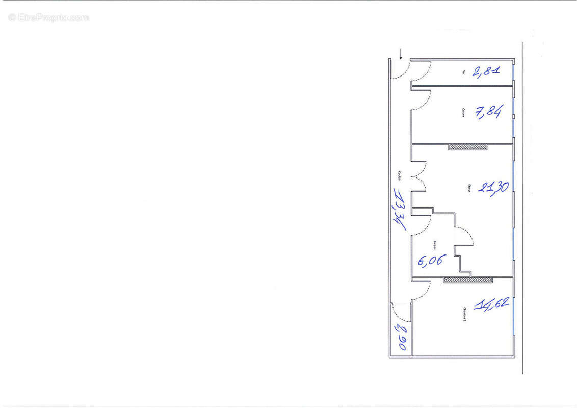 Appartement à PARIS-14E