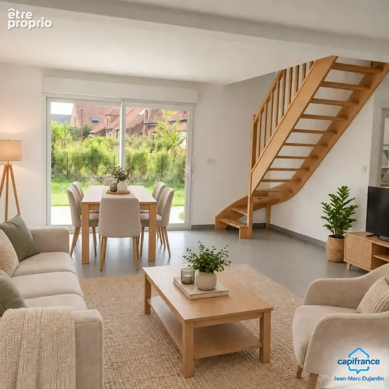 Coutiches (59310) – Pavillon individuel 3 chambres, garage et jardin plein sud - photo 2