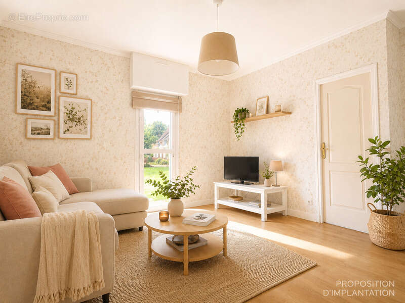Hauteurs de Honfleur - Maison de plain pied en résidence - 53.80 m2 - 1 chambre - Terrasse - Jardin 100 m2 - parking privé et ca - photo 4