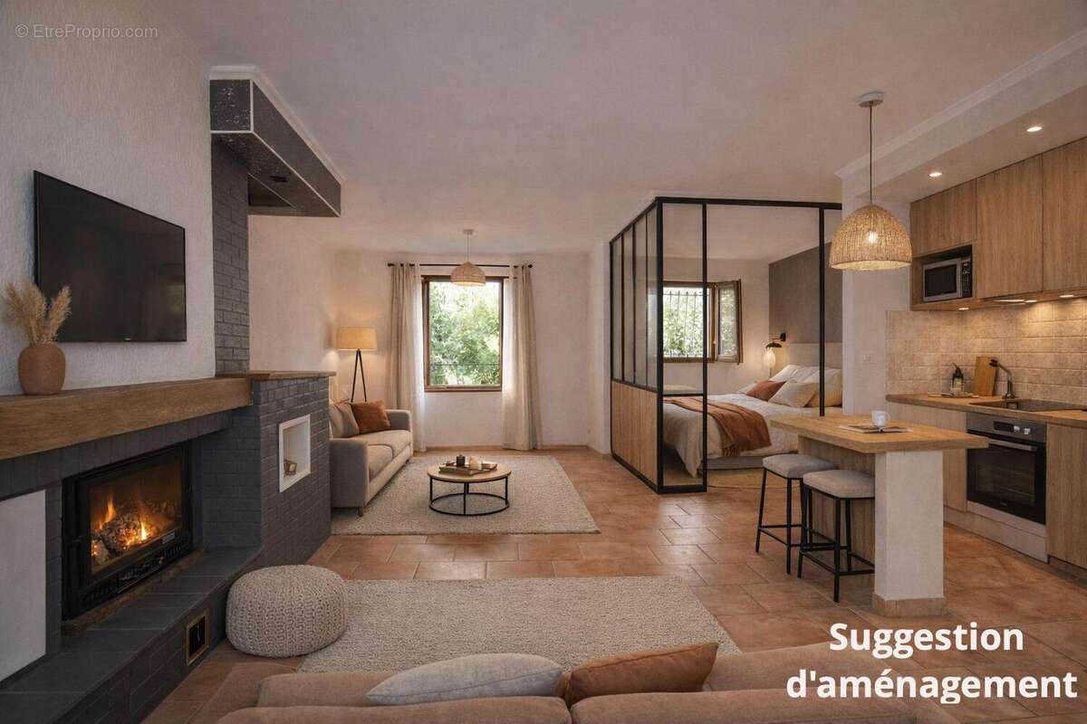 Suggestion Aménagement studio - Maison à SAINT-MAXIMIN-LA-SAINTE-BAUME